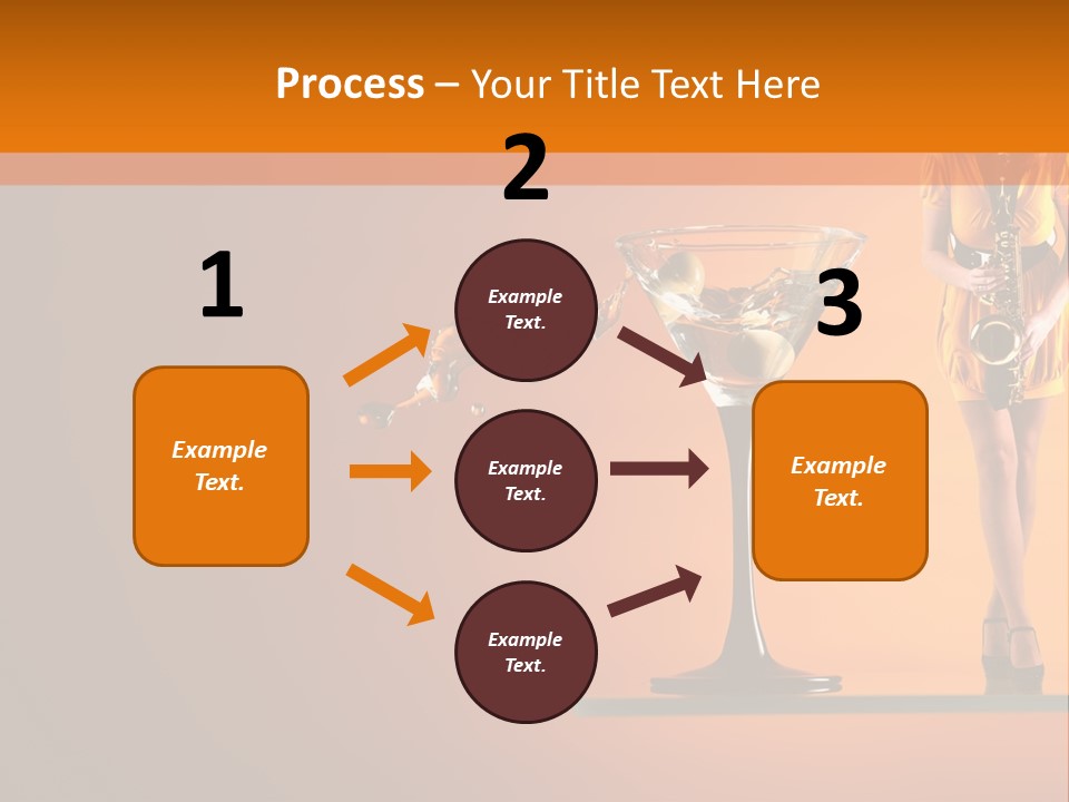 Young Female Transparent PowerPoint Template
