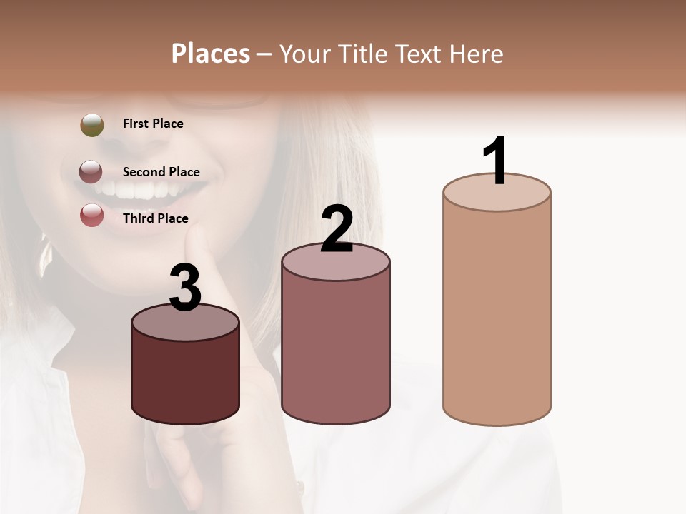 Attractive Toothy Smile Health PowerPoint Template