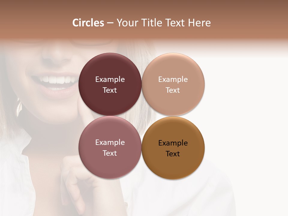 Attractive Toothy Smile Health PowerPoint Template