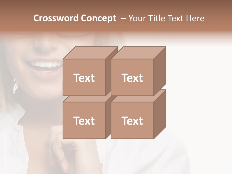 Attractive Toothy Smile Health PowerPoint Template