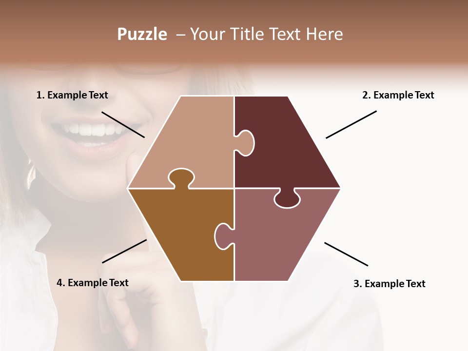 Attractive Toothy Smile Health PowerPoint Template