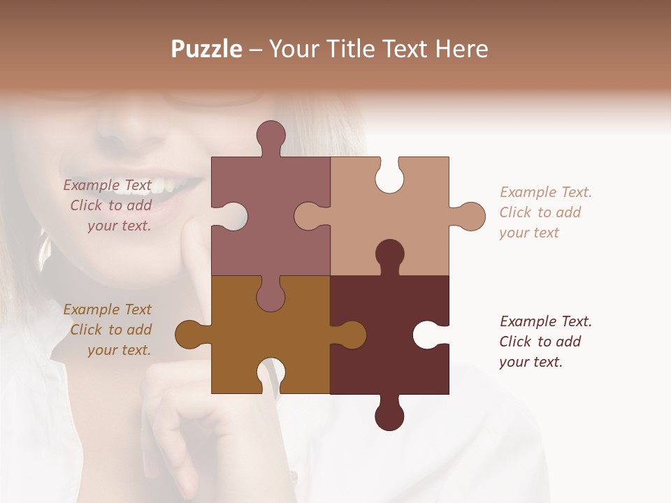 Attractive Toothy Smile Health PowerPoint Template