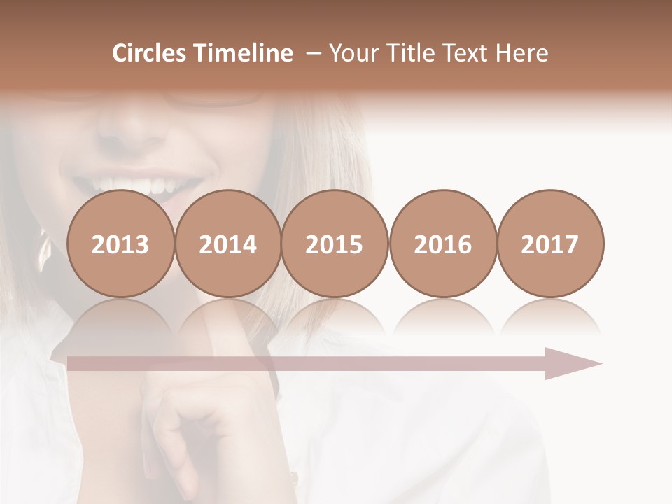 Attractive Toothy Smile Health PowerPoint Template