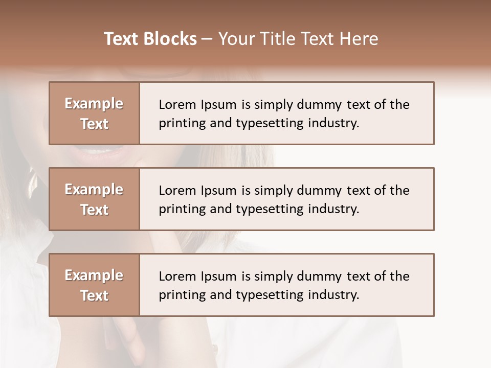 Attractive Toothy Smile Health PowerPoint Template