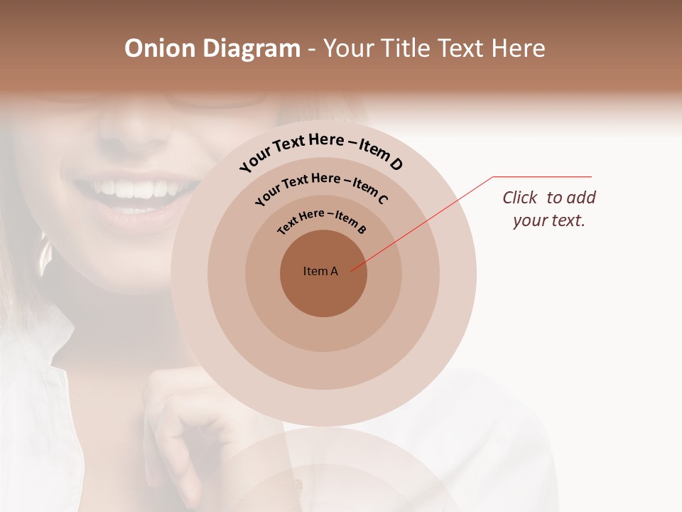 Attractive Toothy Smile Health PowerPoint Template