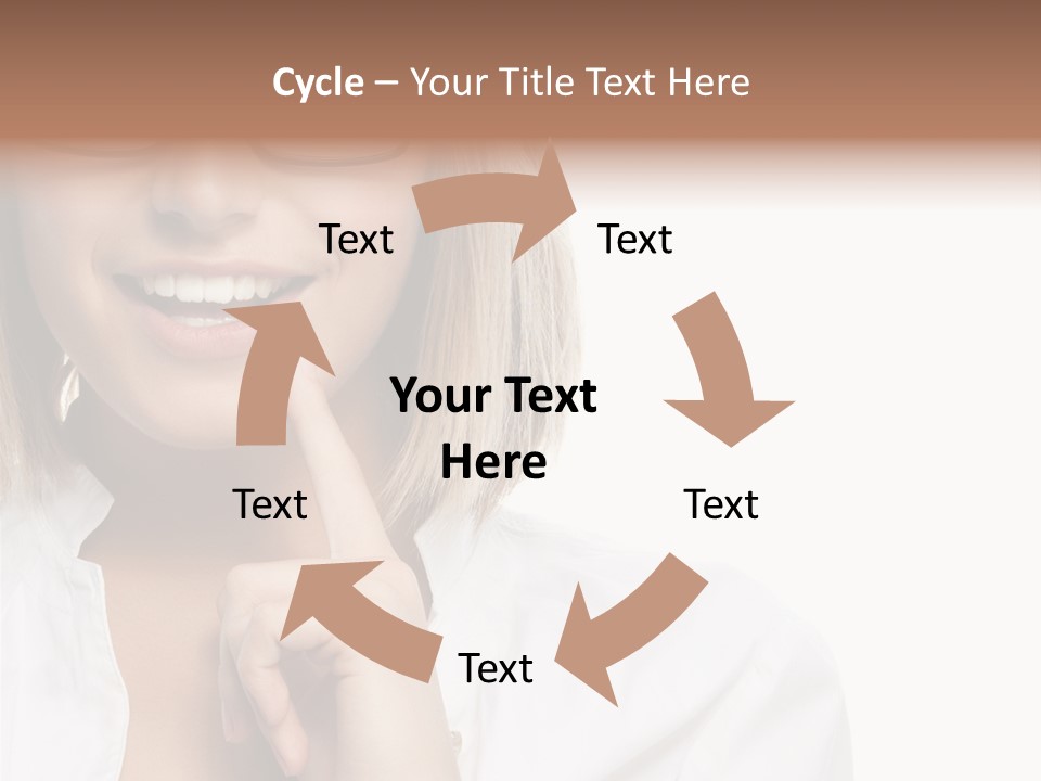 Attractive Toothy Smile Health PowerPoint Template