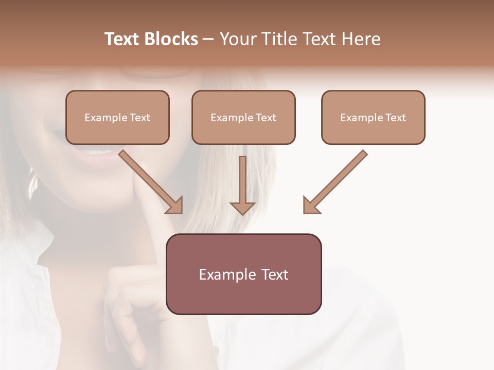 Attractive Toothy Smile Health PowerPoint Template