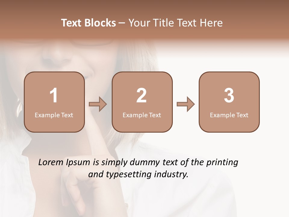 Attractive Toothy Smile Health PowerPoint Template