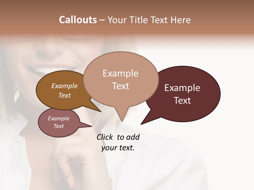 Attractive Toothy Smile Health PowerPoint Template