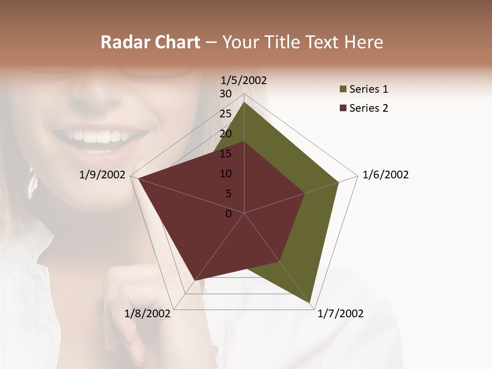 Attractive Toothy Smile Health PowerPoint Template