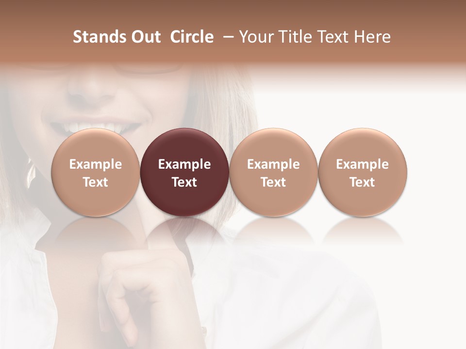 Attractive Toothy Smile Health PowerPoint Template