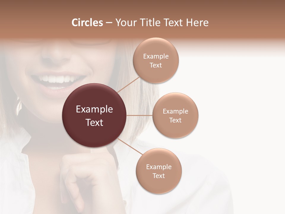 Attractive Toothy Smile Health PowerPoint Template