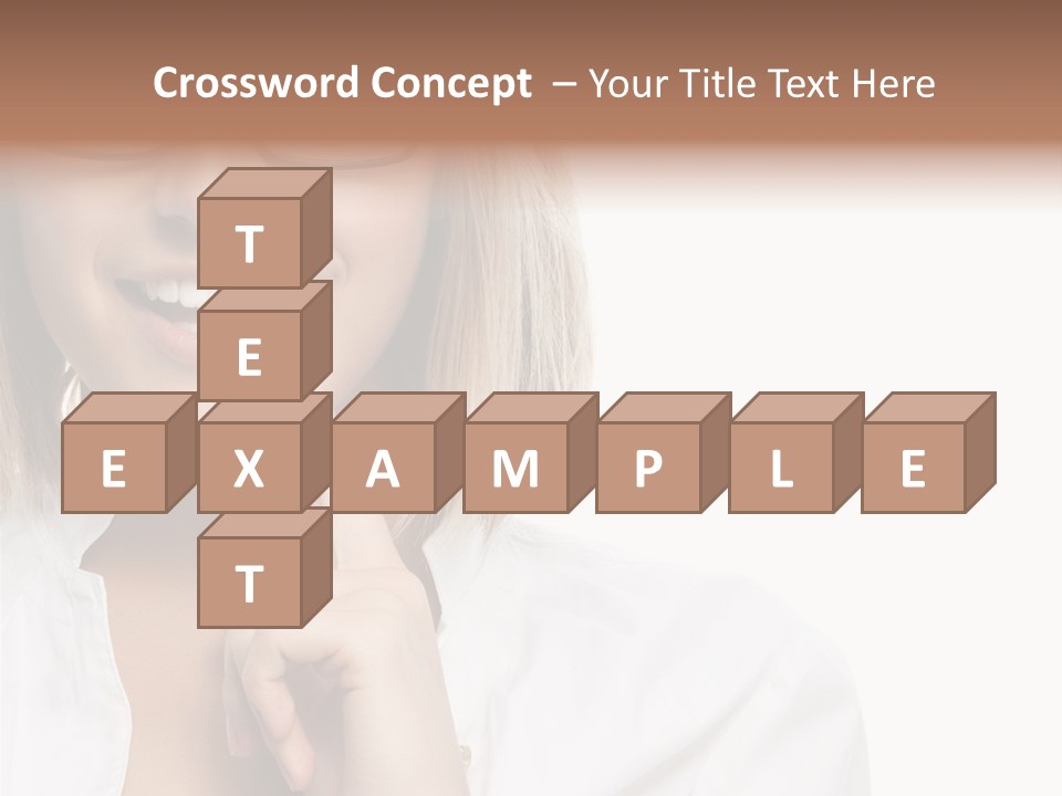 Attractive Toothy Smile Health PowerPoint Template