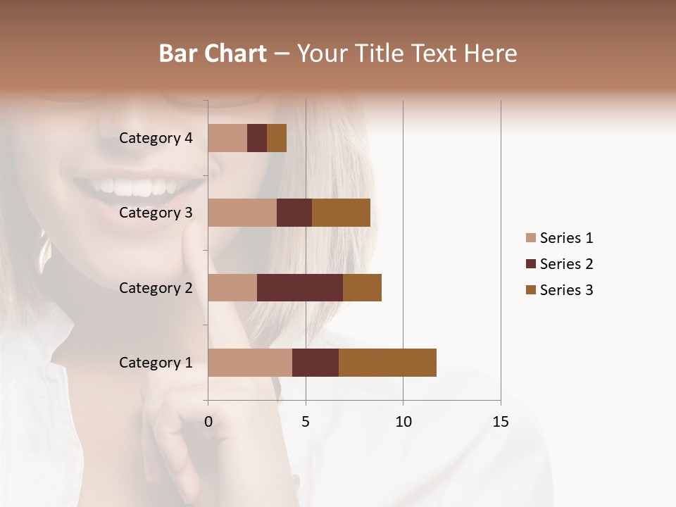 Attractive Toothy Smile Health PowerPoint Template