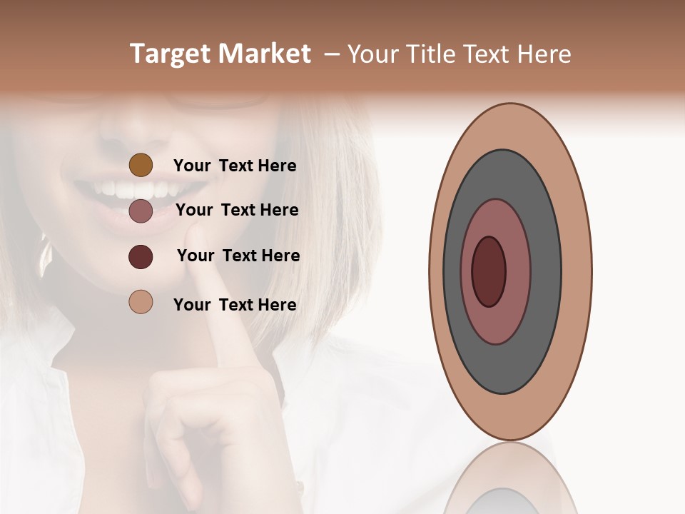 Attractive Toothy Smile Health PowerPoint Template