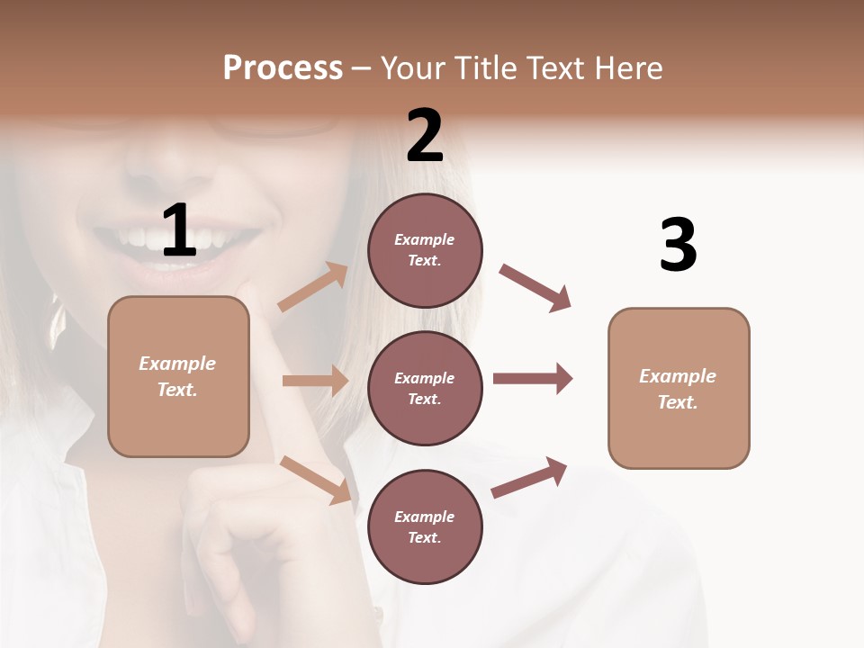 Attractive Toothy Smile Health PowerPoint Template