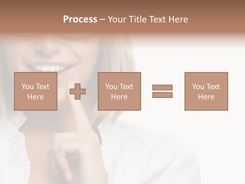 Attractive Toothy Smile Health PowerPoint Template