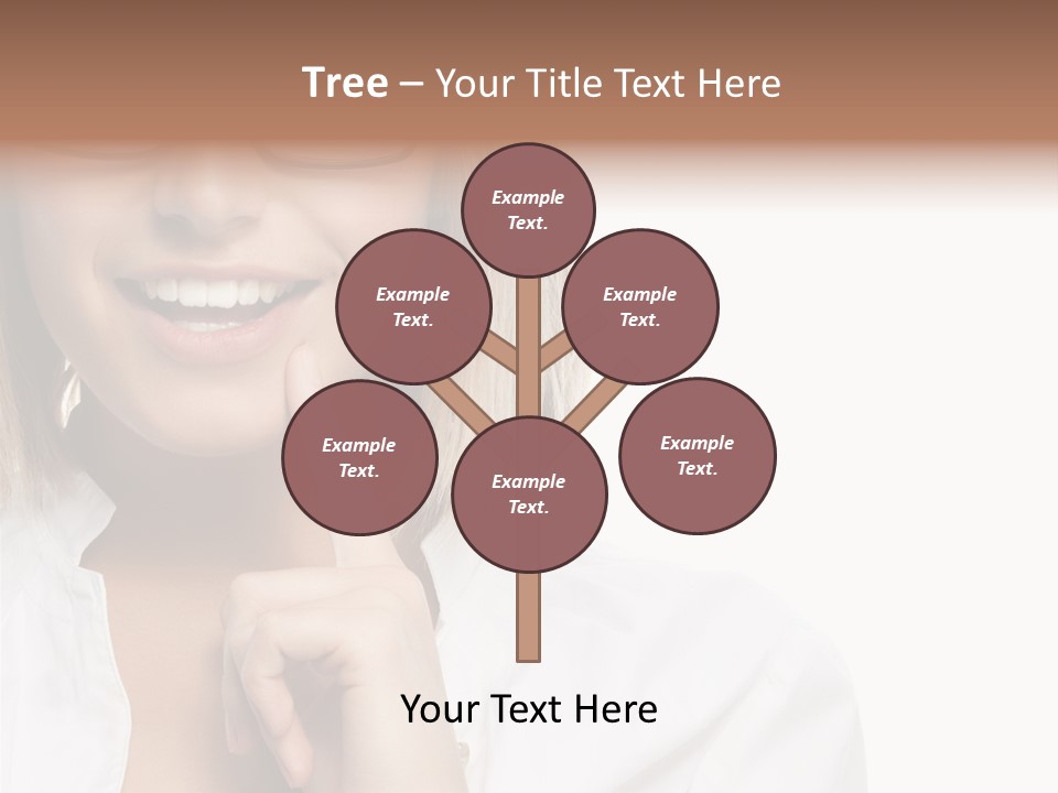 Attractive Toothy Smile Health PowerPoint Template