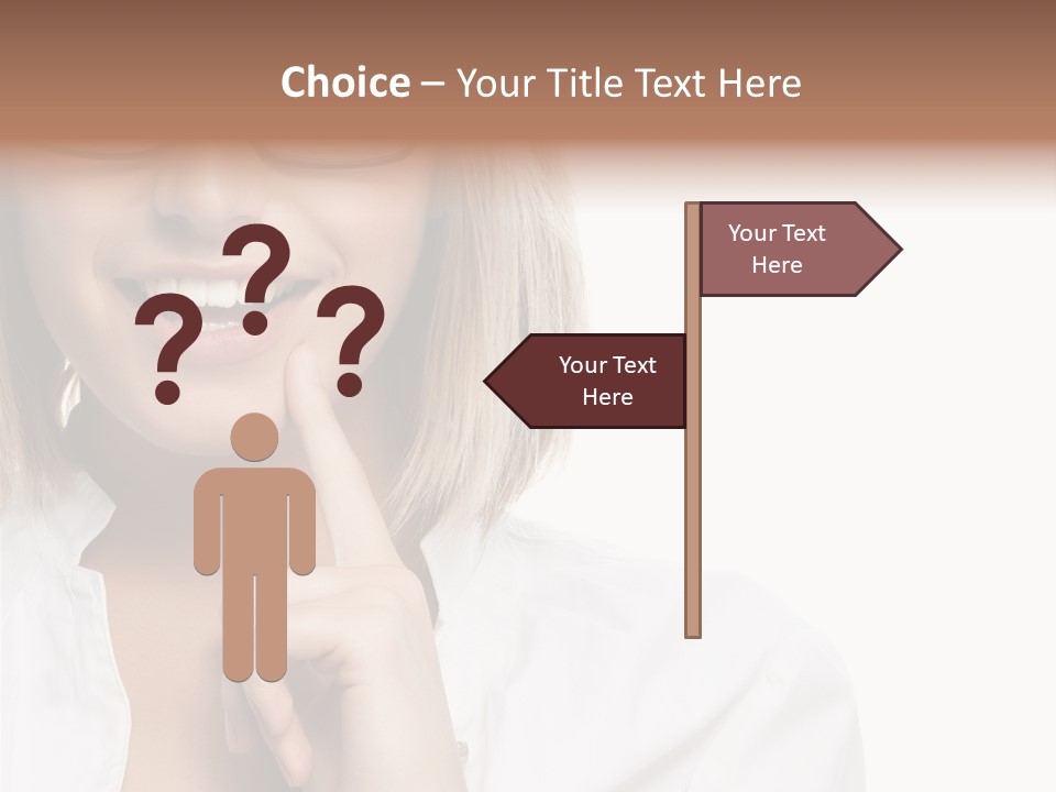 Attractive Toothy Smile Health PowerPoint Template