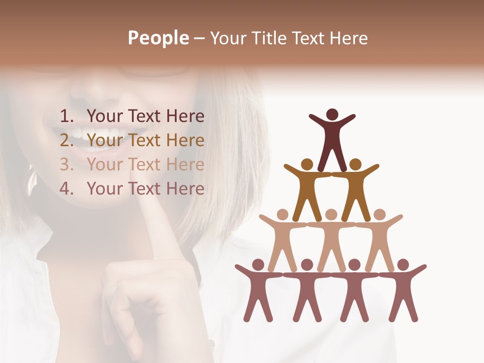 Attractive Toothy Smile Health PowerPoint Template