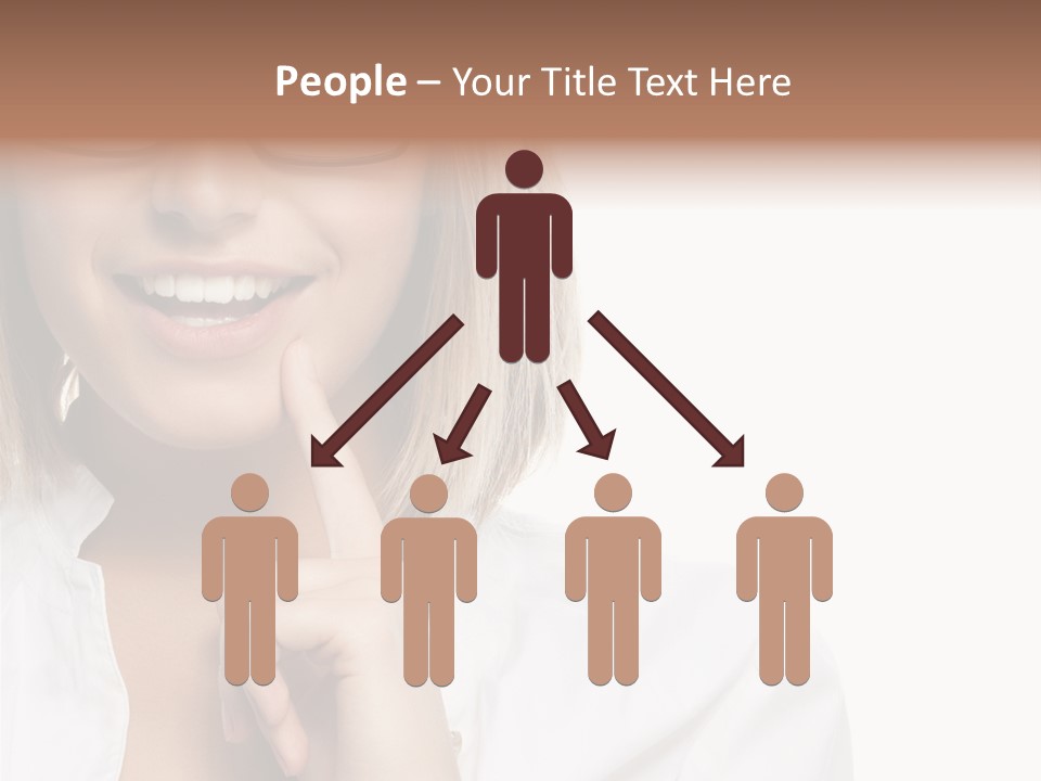 Attractive Toothy Smile Health PowerPoint Template