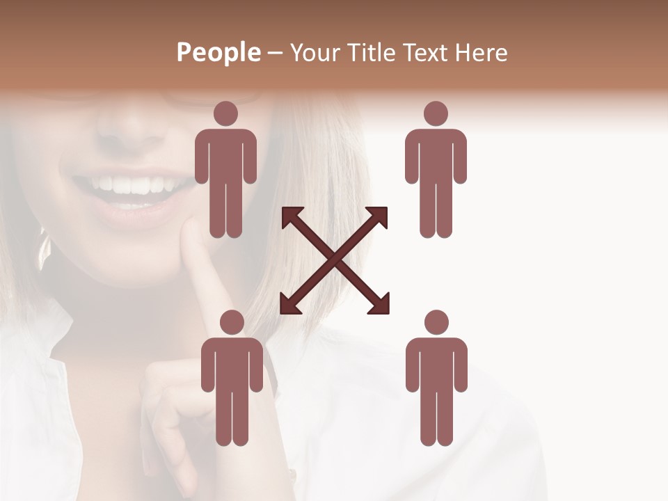 Attractive Toothy Smile Health PowerPoint Template