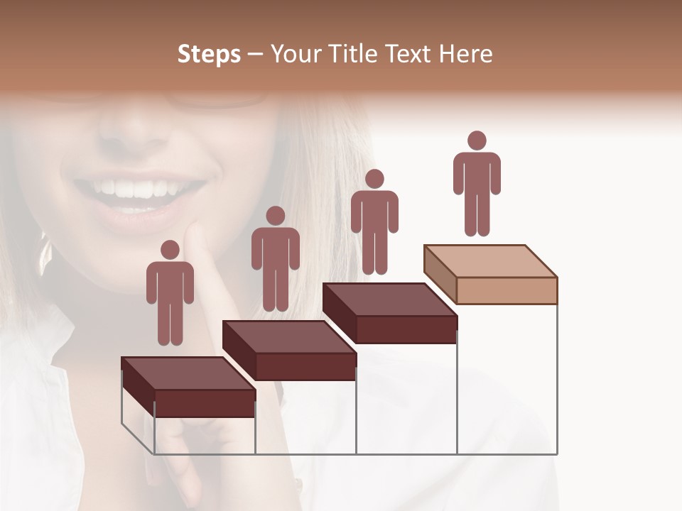 Attractive Toothy Smile Health PowerPoint Template