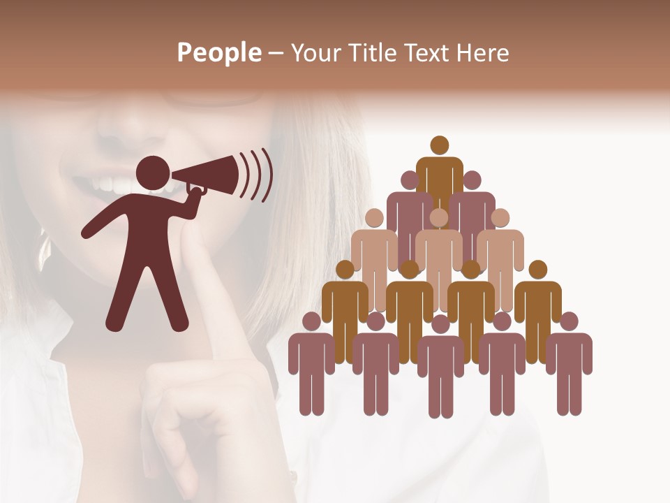 Attractive Toothy Smile Health PowerPoint Template