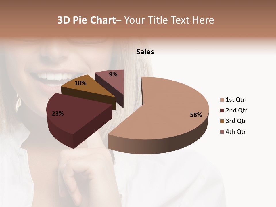 Attractive Toothy Smile Health PowerPoint Template