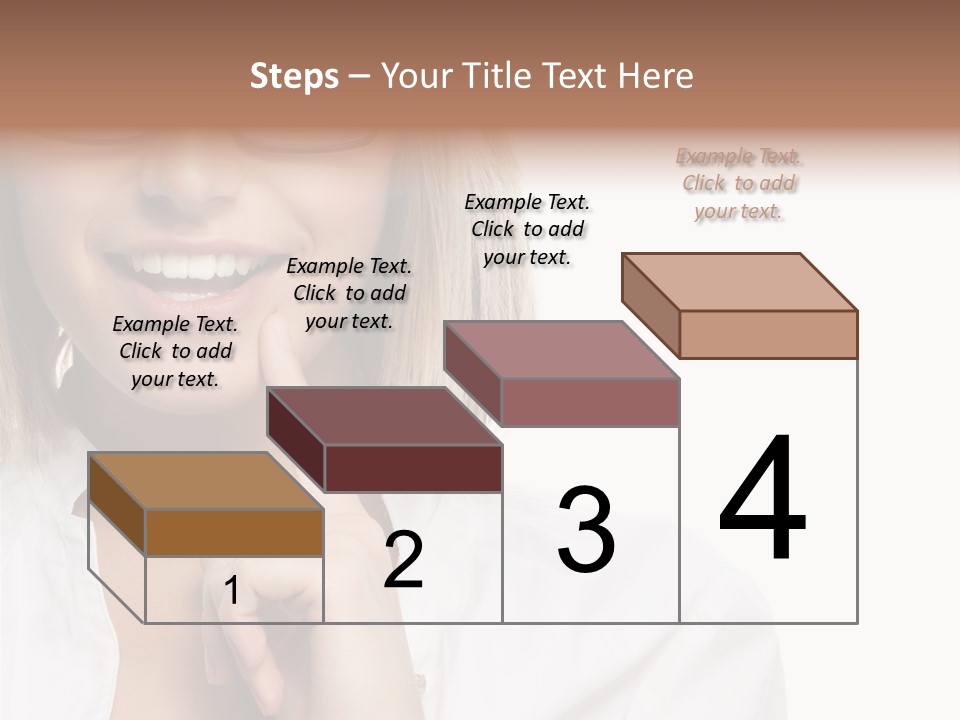 Attractive Toothy Smile Health PowerPoint Template