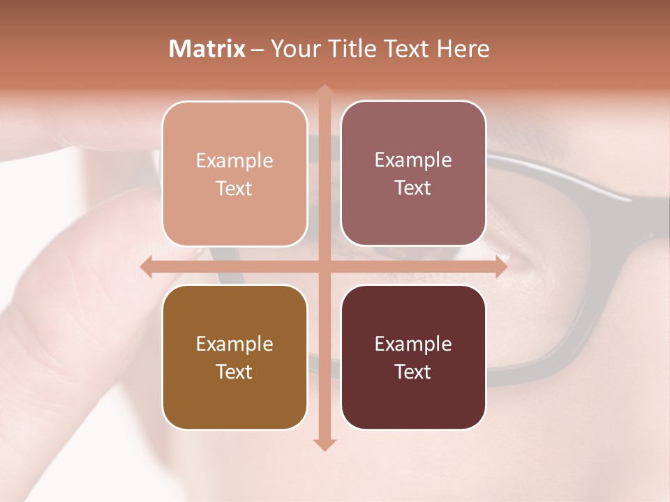 Optometrist Macro Frame PowerPoint Template