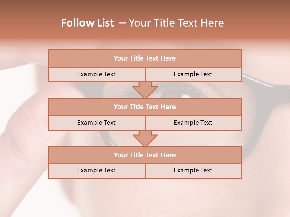 Optometrist Macro Frame PowerPoint Template