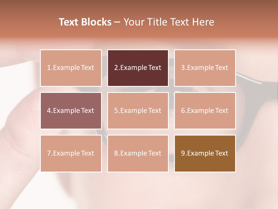 Optometrist Macro Frame PowerPoint Template