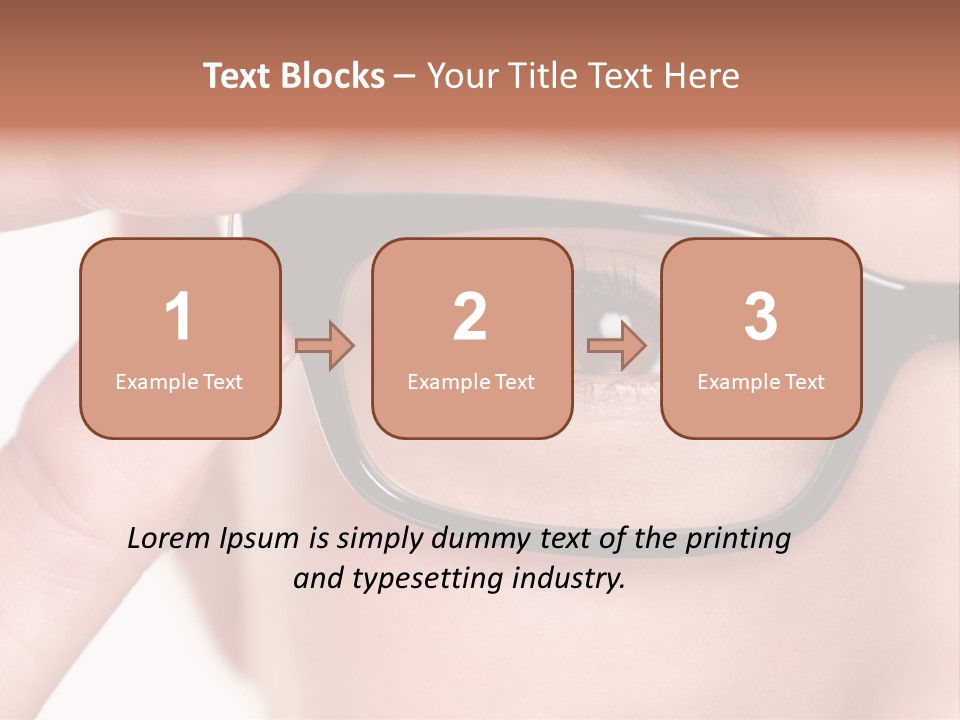 Optometrist Macro Frame PowerPoint Template