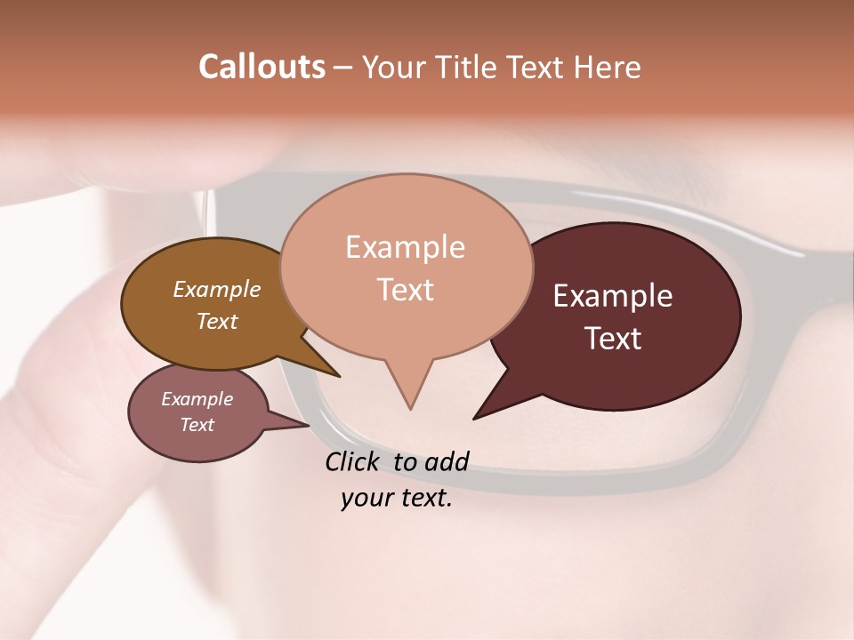 Optometrist Macro Frame PowerPoint Template