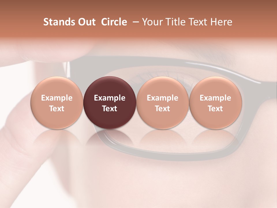 Optometrist Macro Frame PowerPoint Template