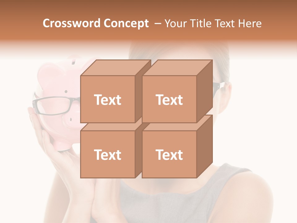 Excited Spectacles Funny PowerPoint Template