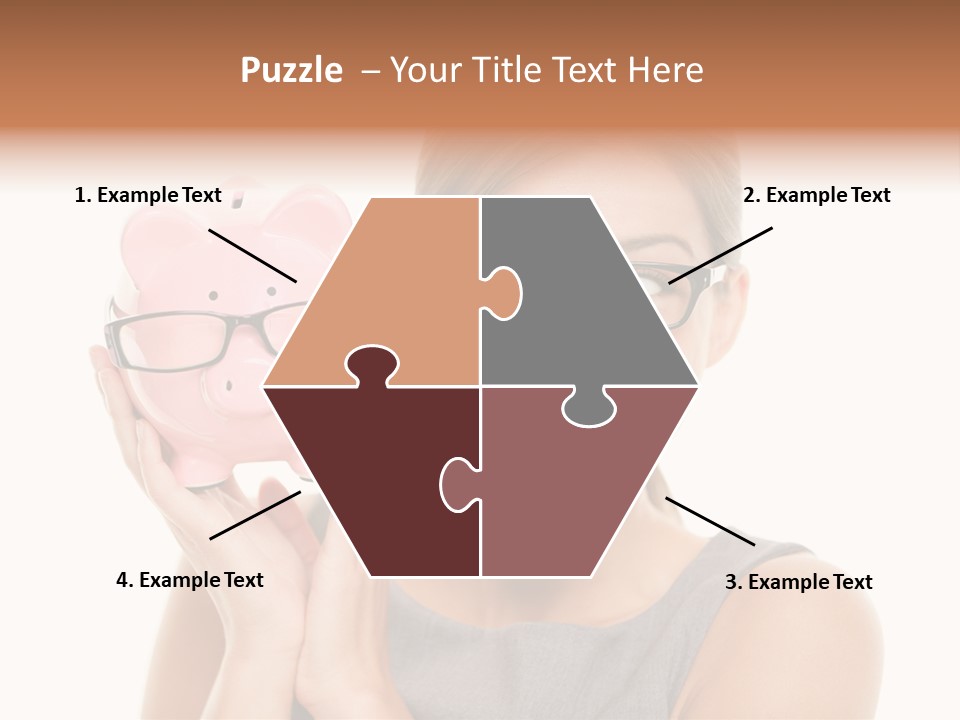 Excited Spectacles Funny PowerPoint Template