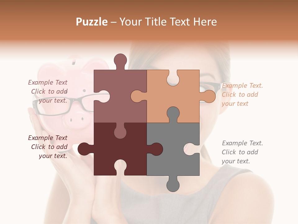 Excited Spectacles Funny PowerPoint Template