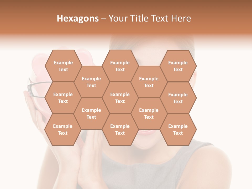 Excited Spectacles Funny PowerPoint Template