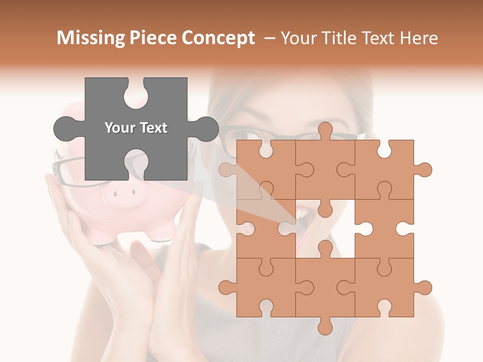 Excited Spectacles Funny PowerPoint Template