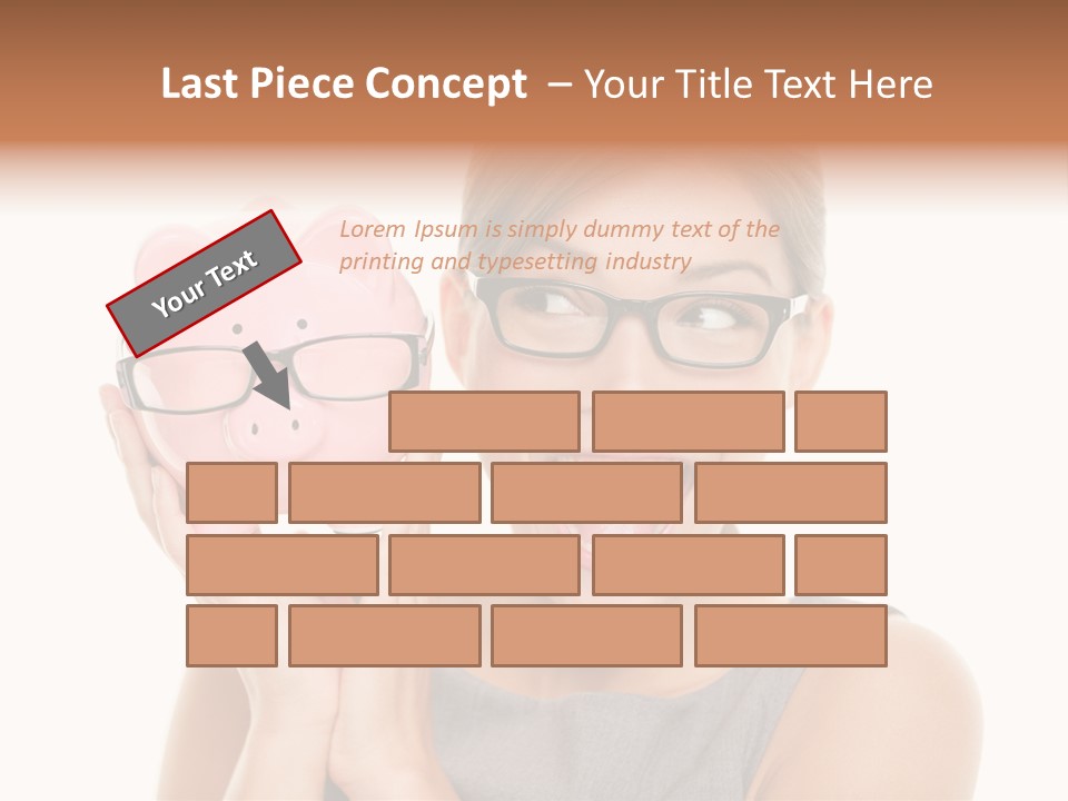 Excited Spectacles Funny PowerPoint Template