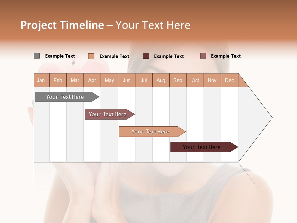 Excited Spectacles Funny PowerPoint Template