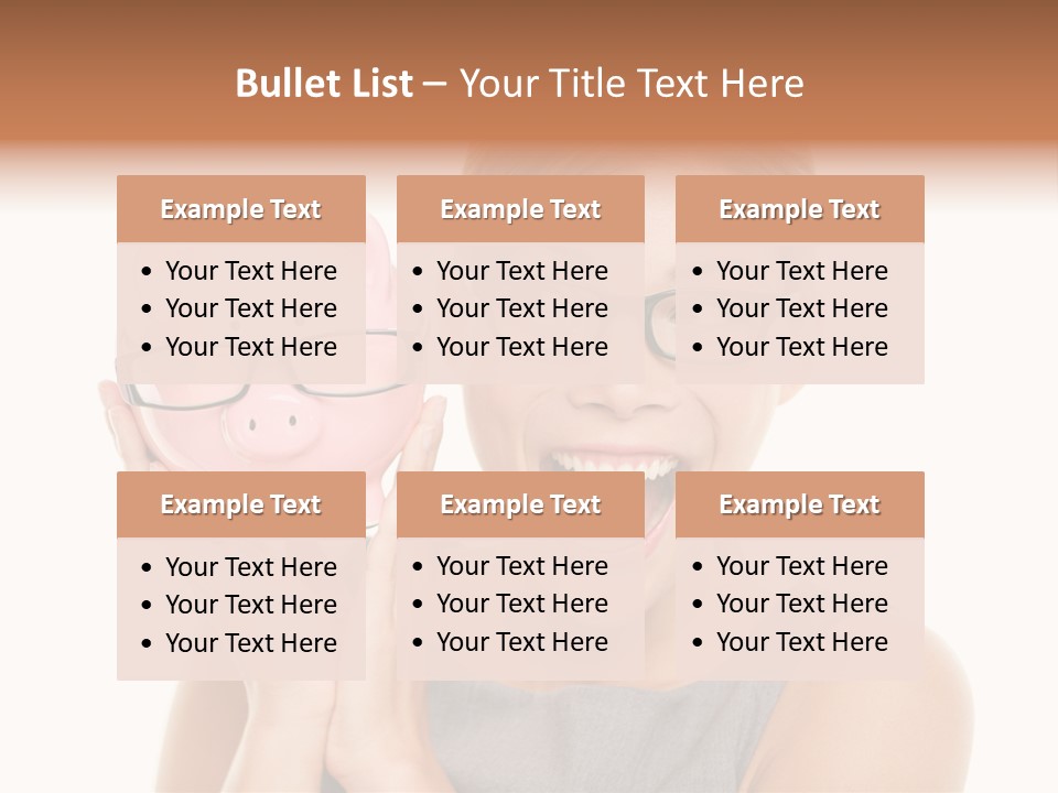 Excited Spectacles Funny PowerPoint Template