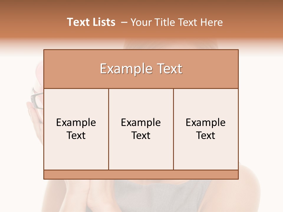 Excited Spectacles Funny PowerPoint Template