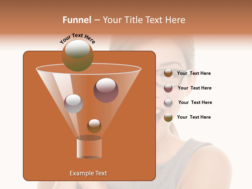 Excited Spectacles Funny PowerPoint Template