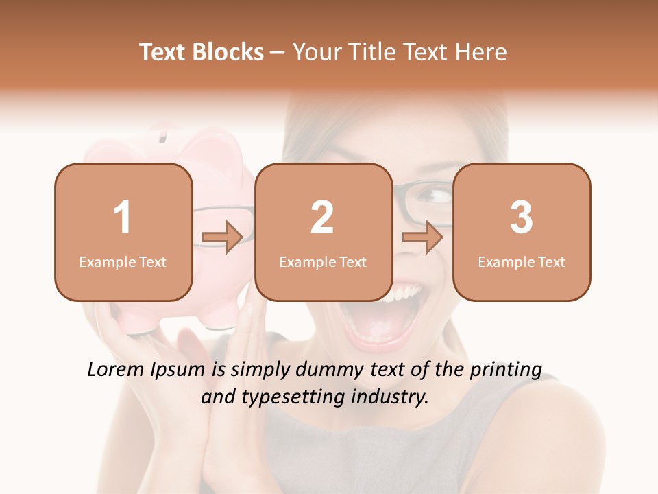 Excited Spectacles Funny PowerPoint Template