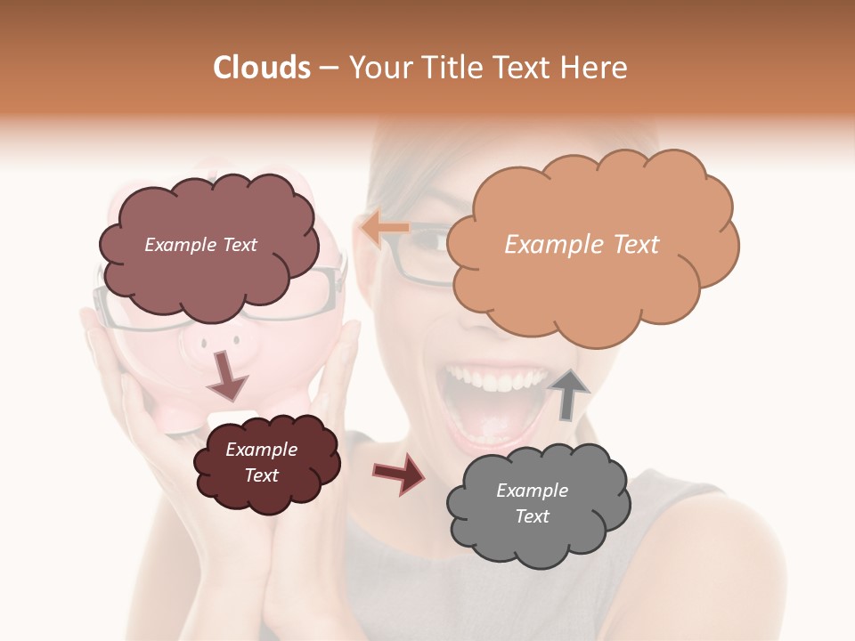 Excited Spectacles Funny PowerPoint Template