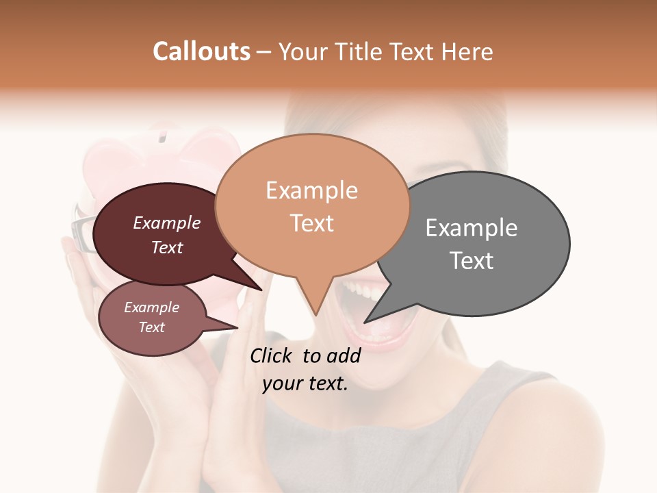 Excited Spectacles Funny PowerPoint Template