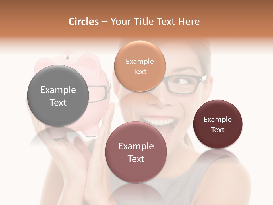 Excited Spectacles Funny PowerPoint Template